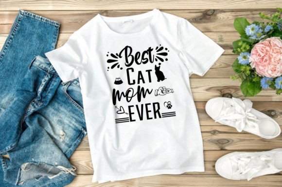 BEST CAT MOM EVER SVG Graphics
