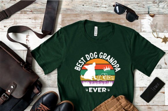 BEST DOG GRANDPA EVER, SVG