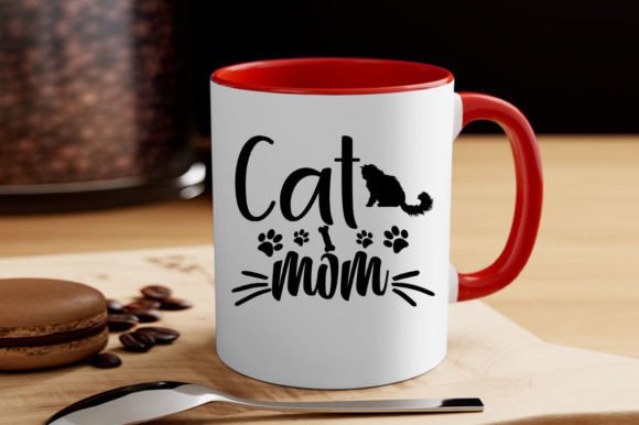 CAT MOM, SVG, VECTOR: Graphics for T-Shirt Designs