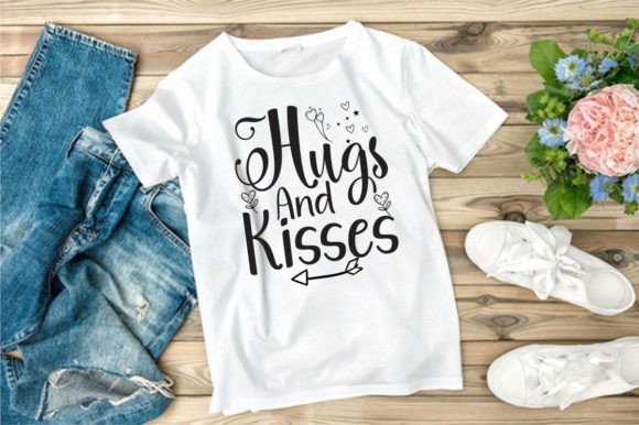 Hugs and Kisses Graphics for T-Shirt Designs