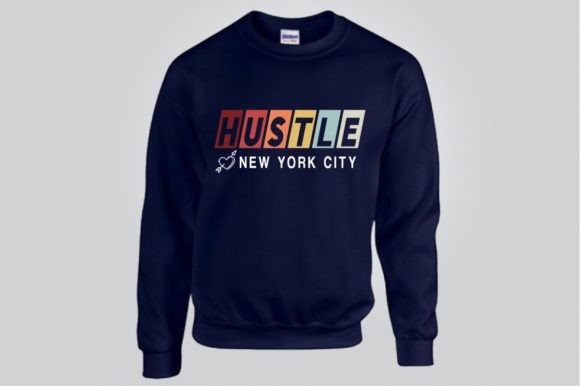 HUSTLE NEW YORK CITY -T-SHIRT, SVG