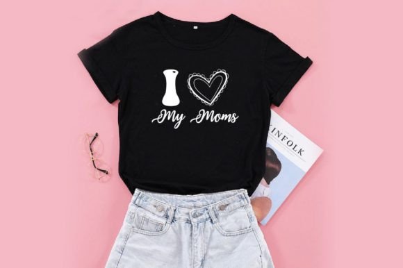 I LOVE MY MOMS, SVG Graphics